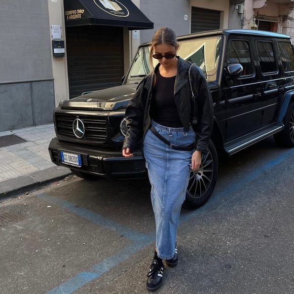 Zara cargo midi skirt black - Picture 6 of 9